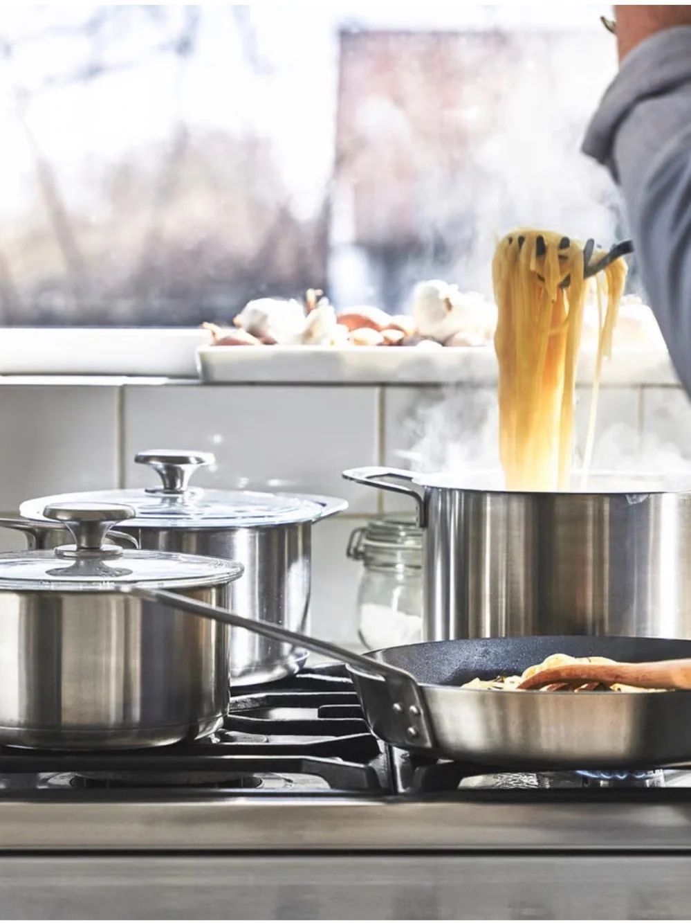Brand New IKEA HEMKOMST 7-Piece Cookware Set.